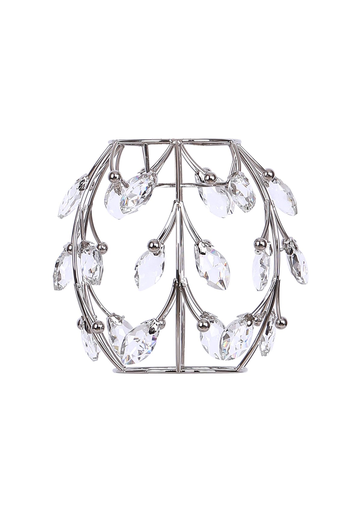 Polished Nickel Task Lamp with Crystalline Metal Shade (2-Pack) B327054