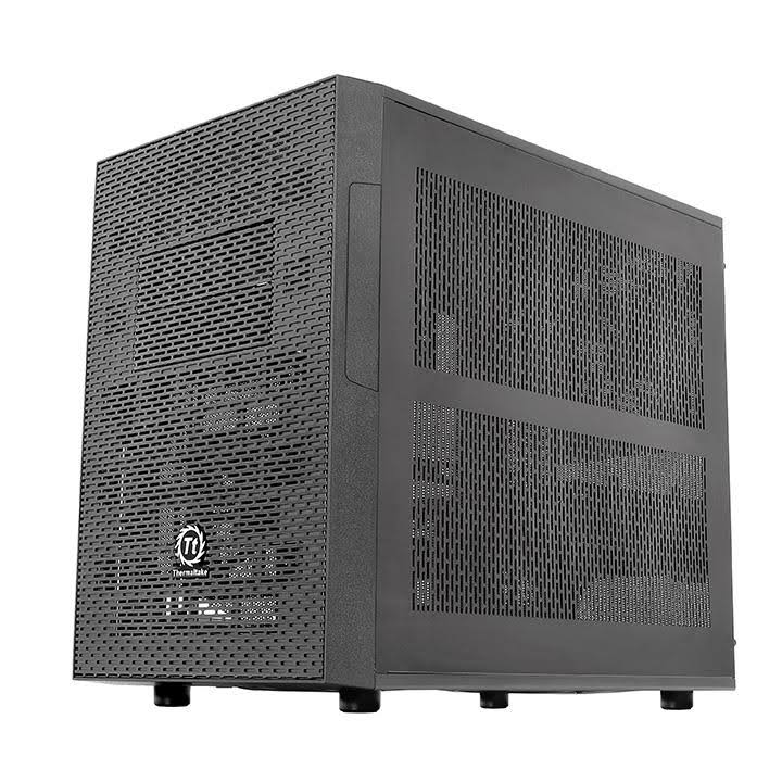 Black ITX Cube Chassis V7776