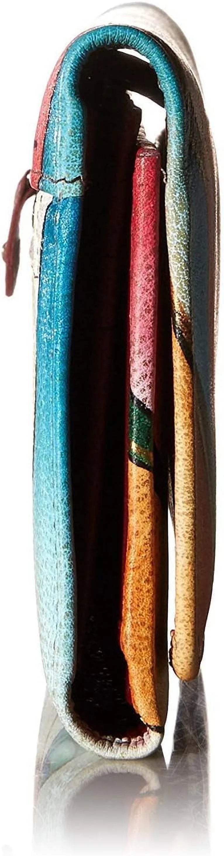 Hand Painted Genuine Leather Multi Pocket Wallet P97691