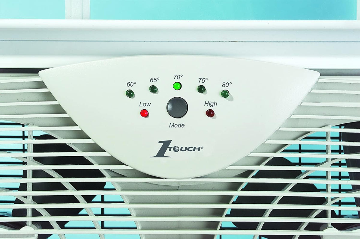 White Digital Window Fan N285
