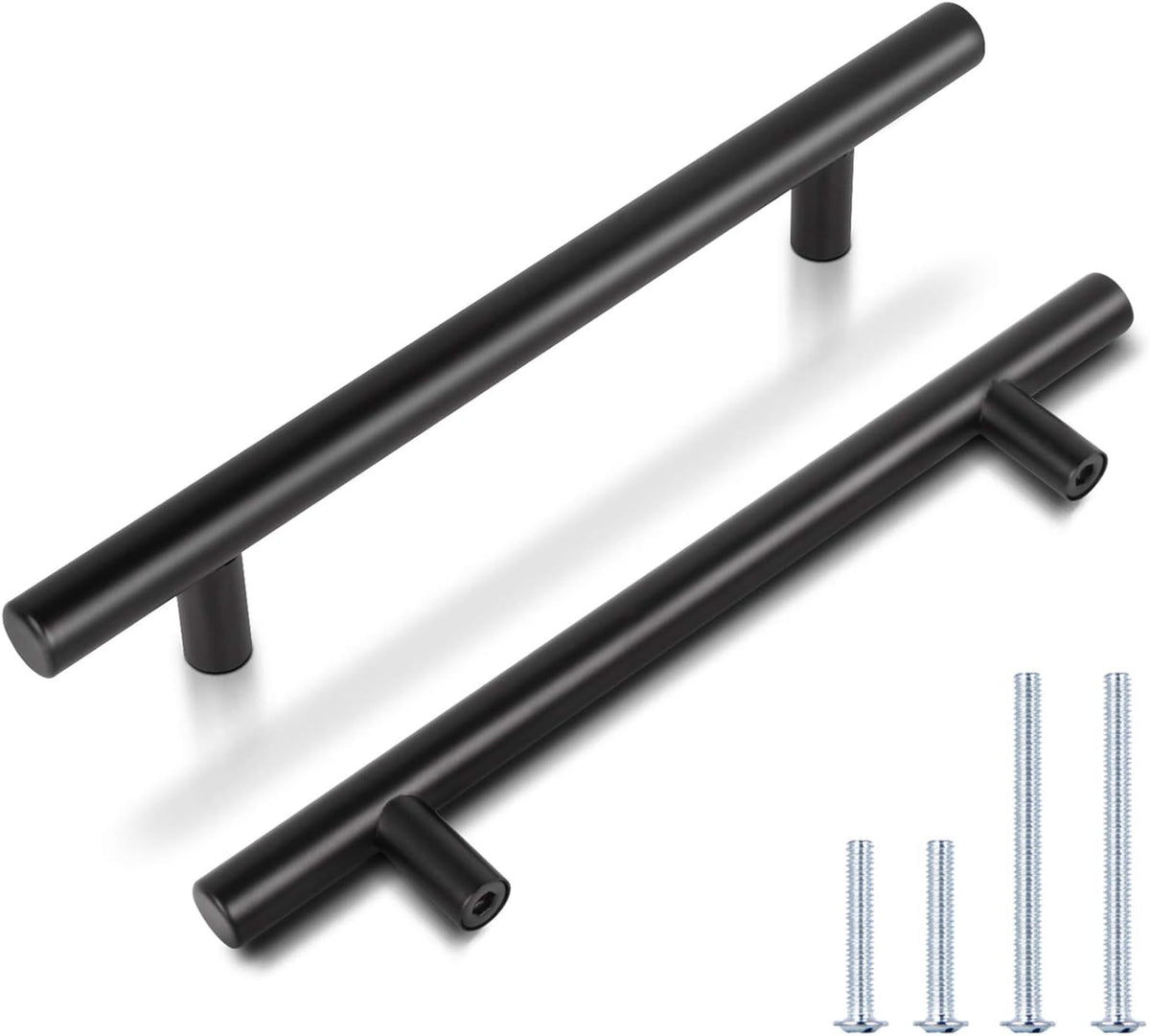 30 Pack Black Stainless Steel Cabinet Pulls and Handles A472