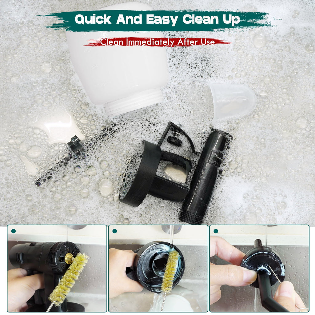 Electric HVLP Spray Gun with 3 Spray Patterns A216