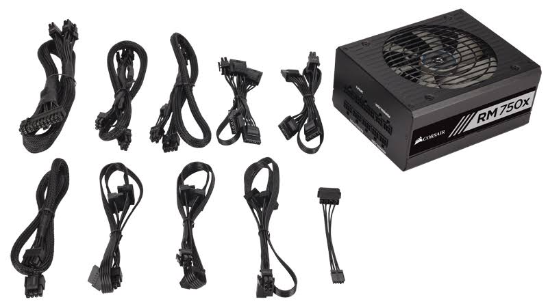 750W Fully Modular 80 Plus Gold Power Supply A373142