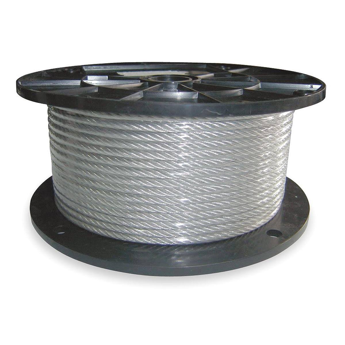 Cable 3/32 In L100Ft 7x7 SS I89533