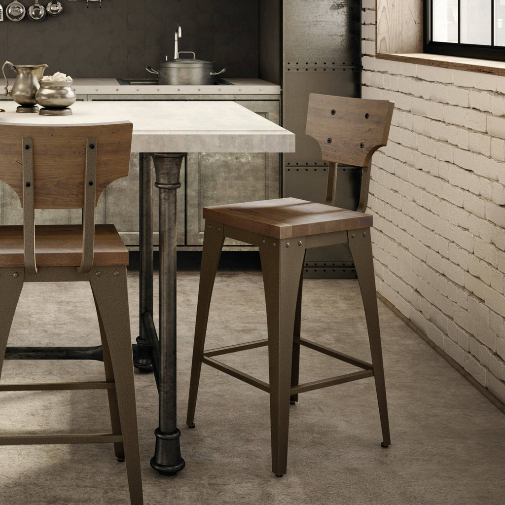 Gray Counter Stool N224