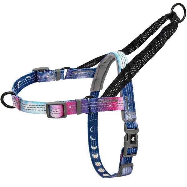 Reflective No Pull Dog Harness with Bungee Handle W671111