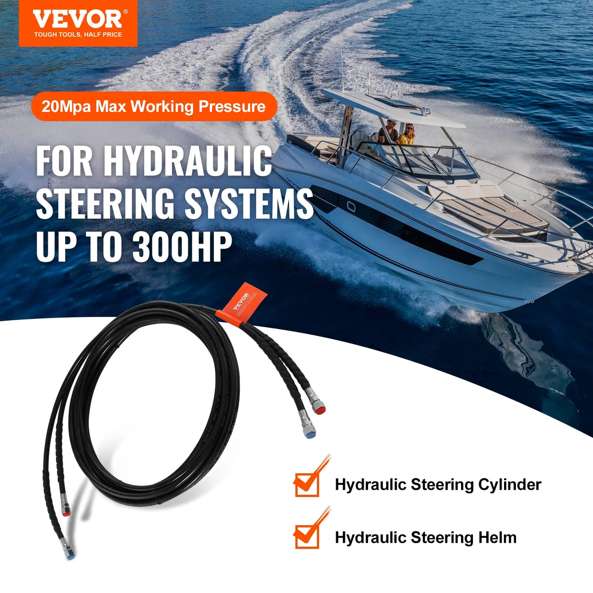 20 ft Hydraulic Steering Hose U187294