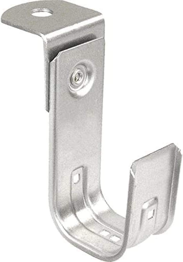 1-5/16 Inch Zinc Plated Steel Support J-Hook, 50 Pack R72167