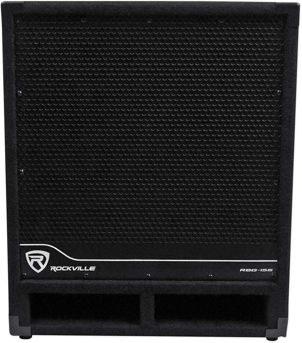 15" 1600w Active Powered PA Subwoofer with Steel Casters H8206