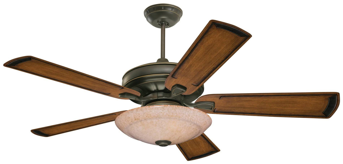 Set Of 5 Walnut Finish Fans T48457