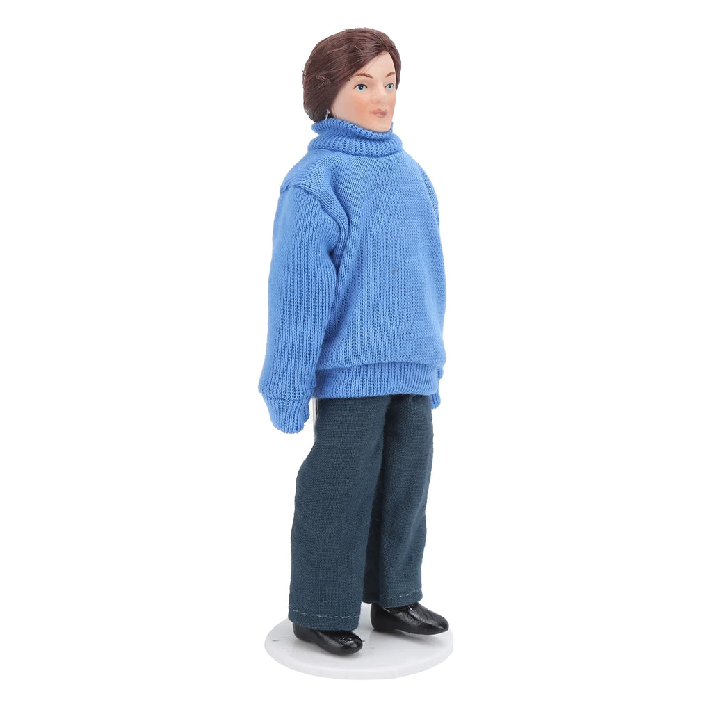 Porcelain Dollhouse People with Rotatable Limbs P720