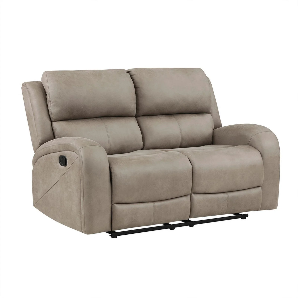 Brown 2-Piece Microfiber Reclining Sofa Set H57686