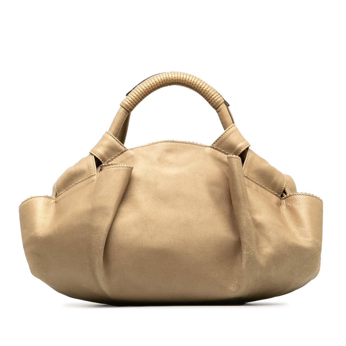 Brown Calf Leather Handbag Z590