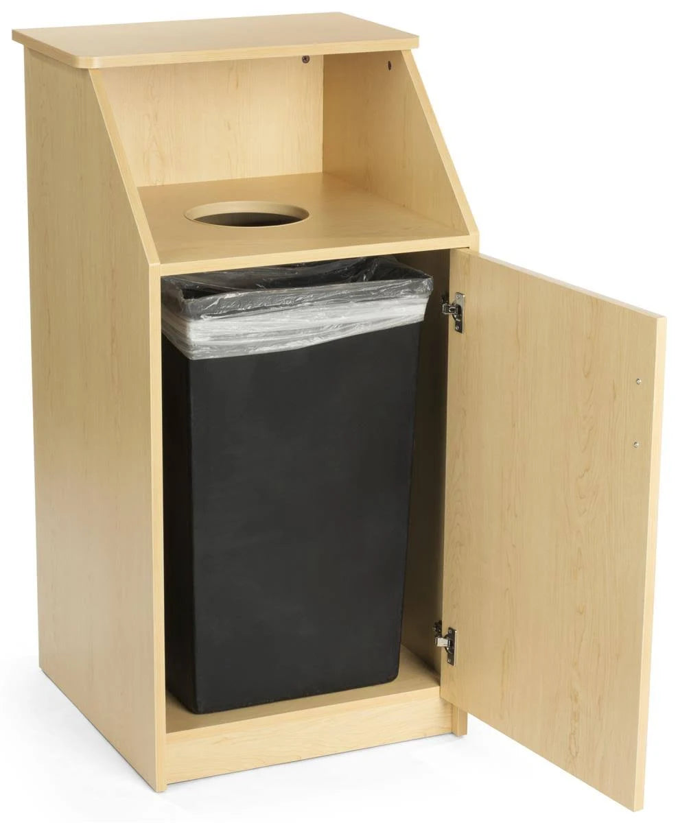 Maple Circular Opening 36 gal Trash Receptacle B917766