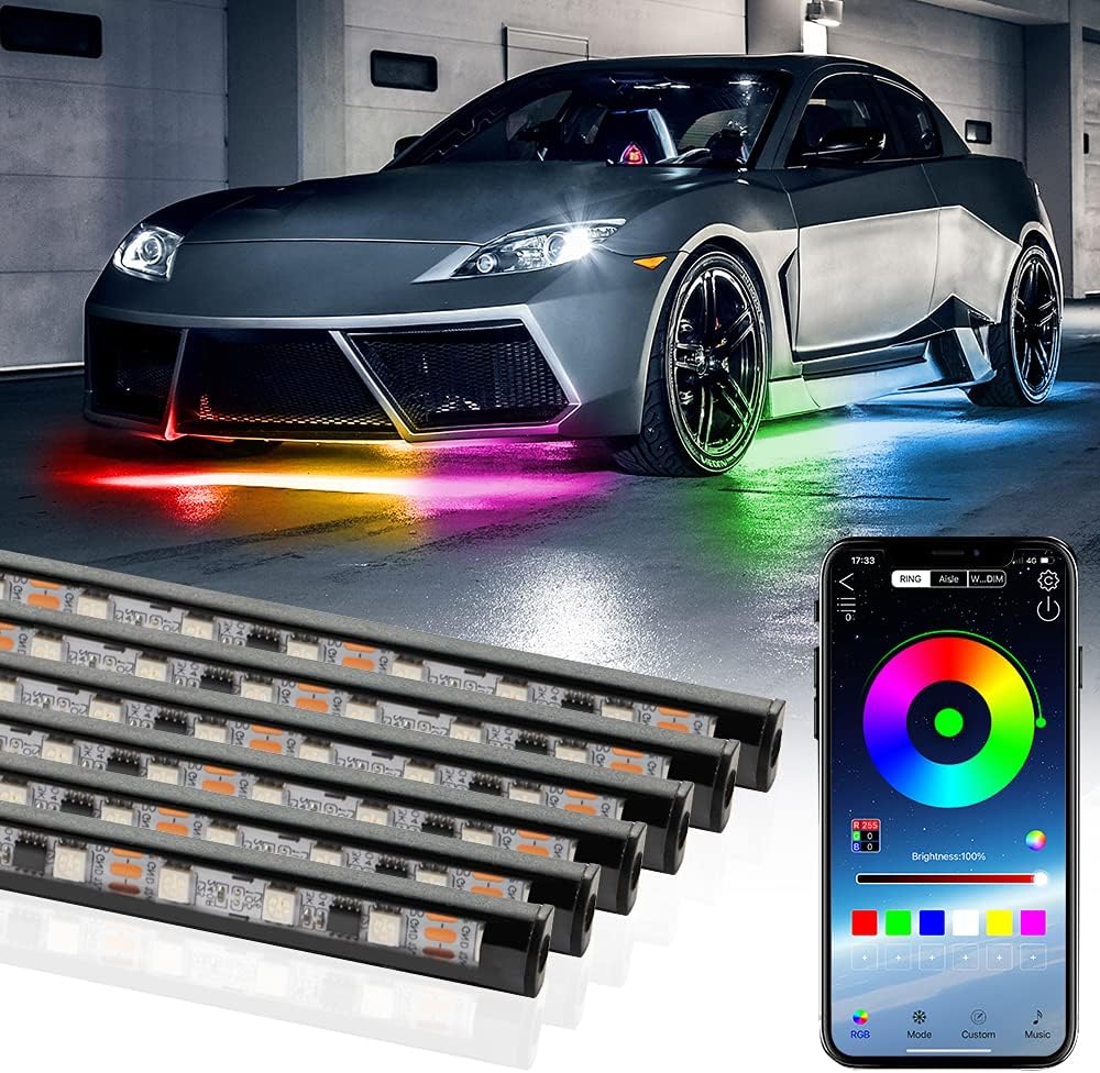 6 Pcs Underglow LED Lighting Kit K994704