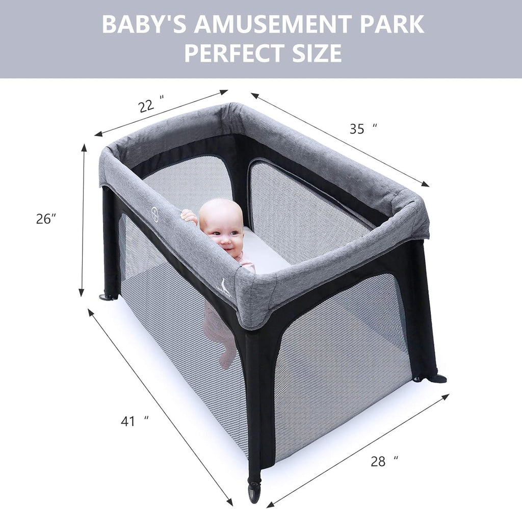 Portable Foldable Travel Crib with Carry Bag G893