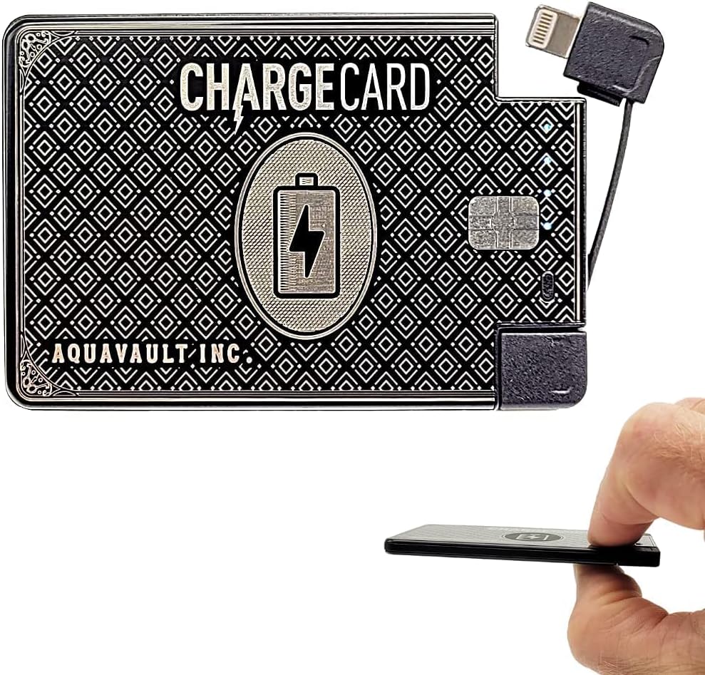 Ultra-Thin Credit Card Sized Portable Charger & Battery Bank 2300mAh L43598