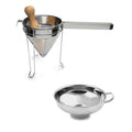 Stainless Steel Canning Bundle, Funnel and 3-Piece Chinois Set F10520