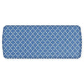 Anti-Fatigue Kitchen Floor Mat 20x48 Lattice Sailor Blue B5176