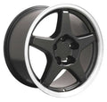 17x11 Black Rim with Machined Lip E37908