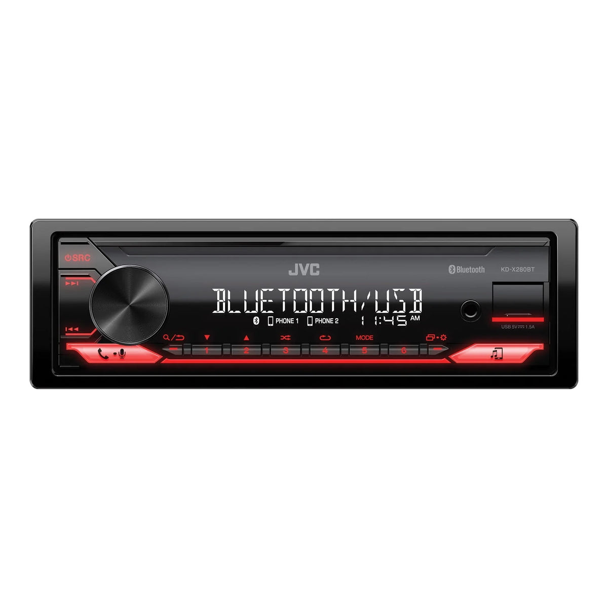 Single-DIN Digital Media Receiver with Bluetooth U4643