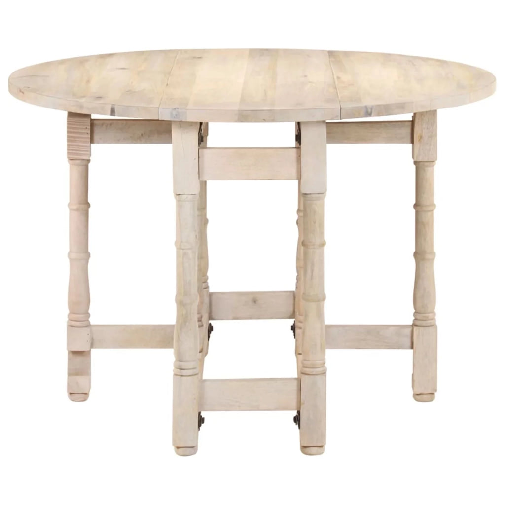 Round Solid Mango Wood Dining Table B88439