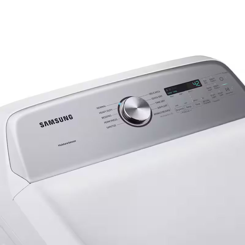 Vented Gas Dryer with Sensor Dry in White F84826