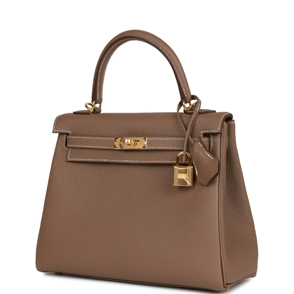 Etoupe Togo Leather Bag R93566