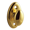 Satin Brass & Black Thumb Turn Lock with Backplate G94203