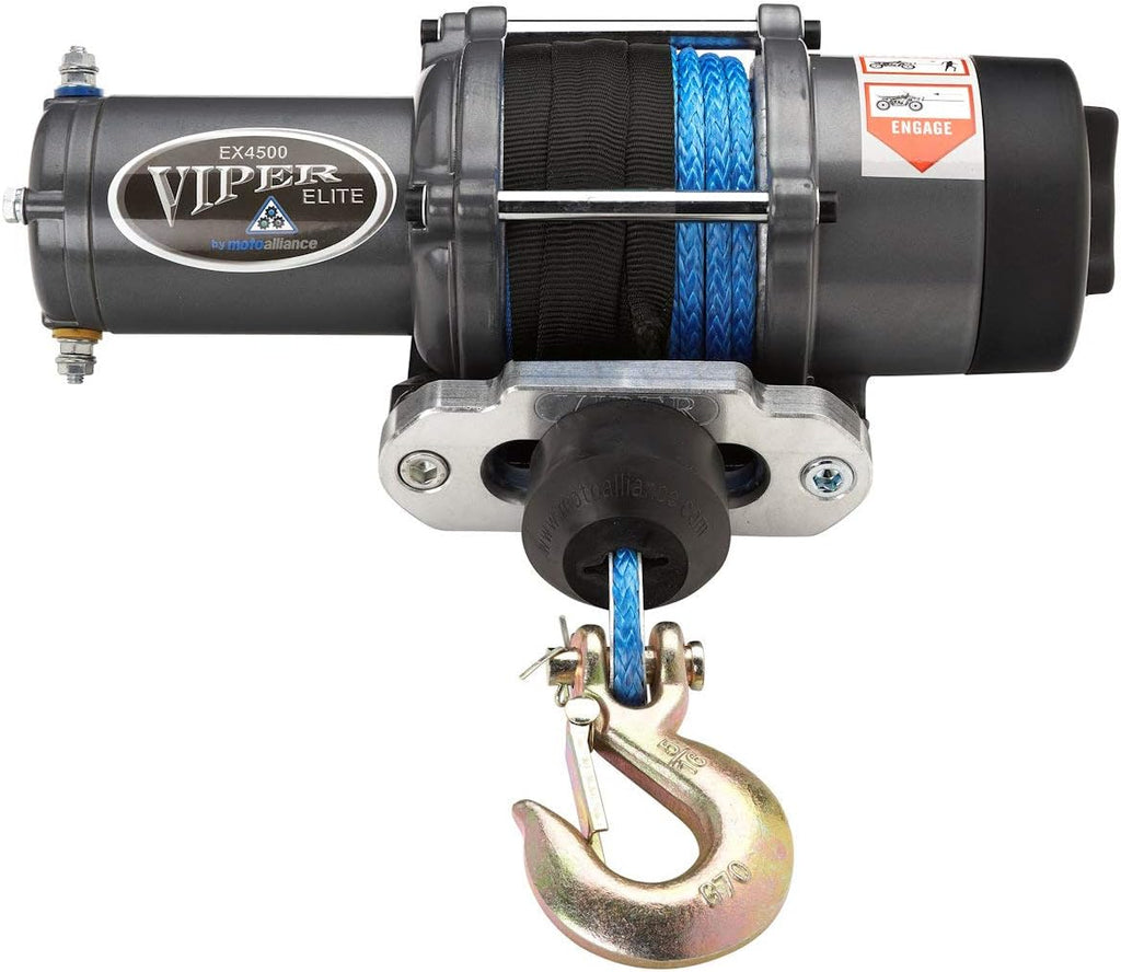 UTV Winch with Red Rope W554