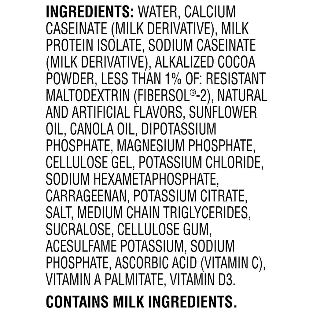 Chocolate Non-Dairy Protein Shake 11 Fl Oz 18 Count X5304