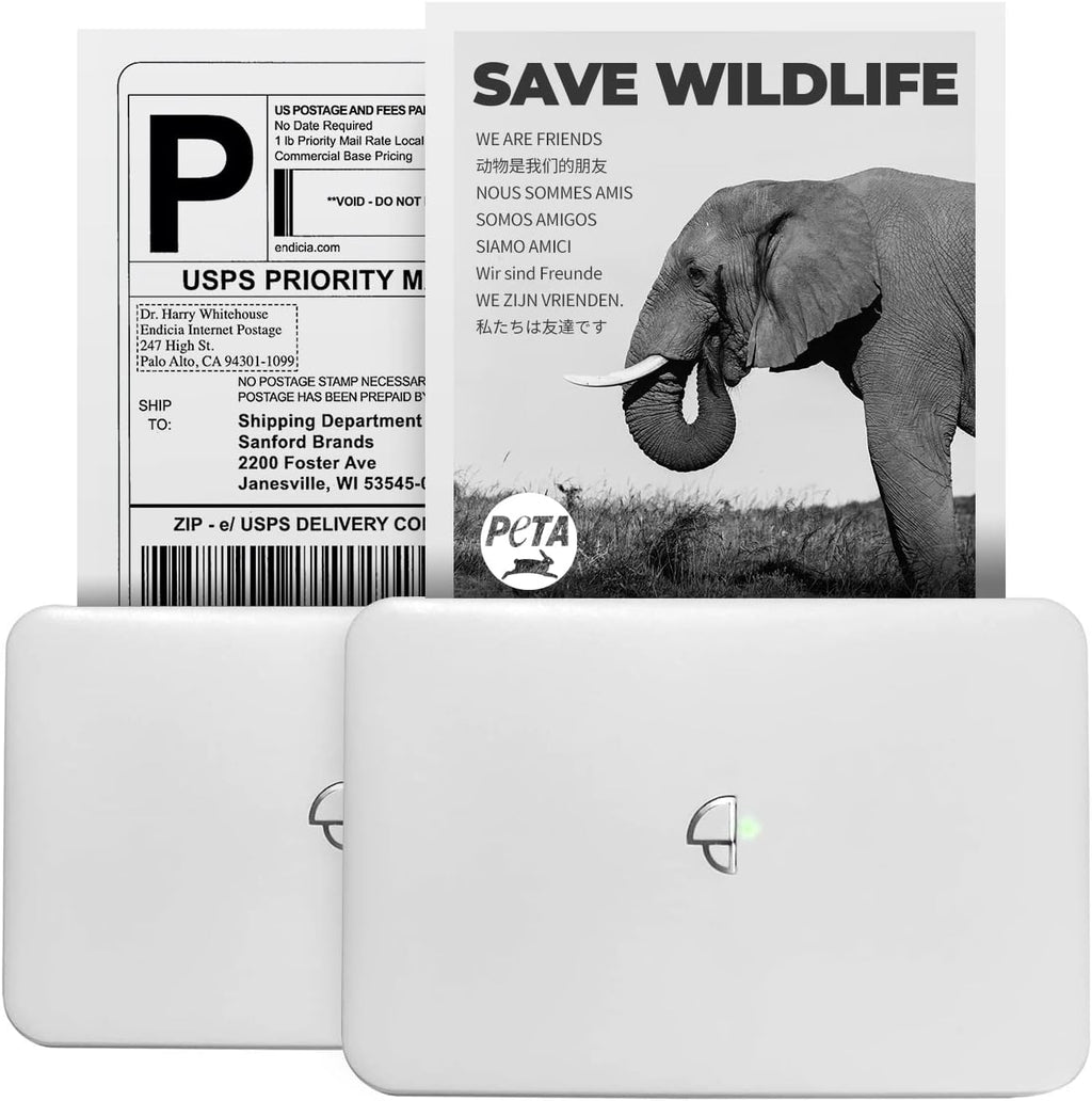 Wireless Thermal Printer for Printing Sticker, Logo, Label, Receipt, Photo, 300dpi Grayscale N3427