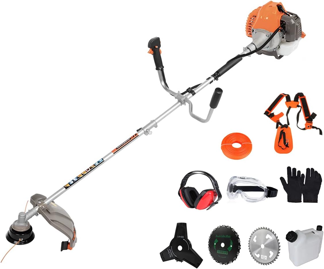 42.7cc 2-Cycle Gas Brush Cutter and Dual Line Trimmer Z756