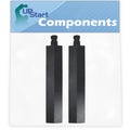 2-Pack BBQ Gas Grill Tube Burner Replacement Parts, Cast Iron, 15 3/4" J7953