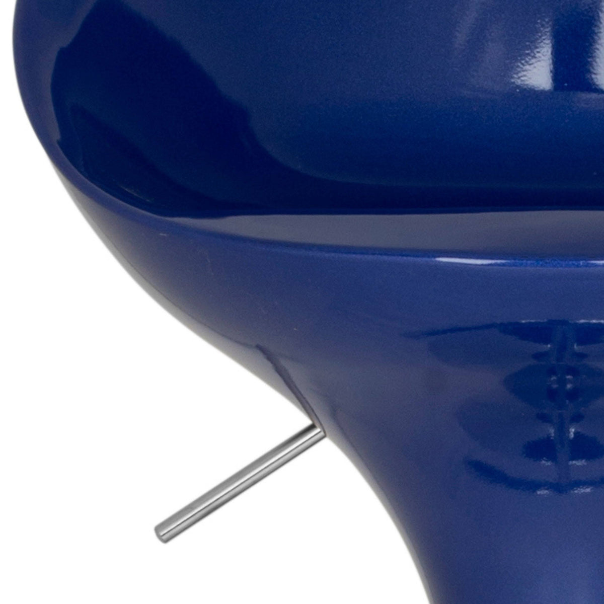 Navy Blue Swivel Bar Stool L13625