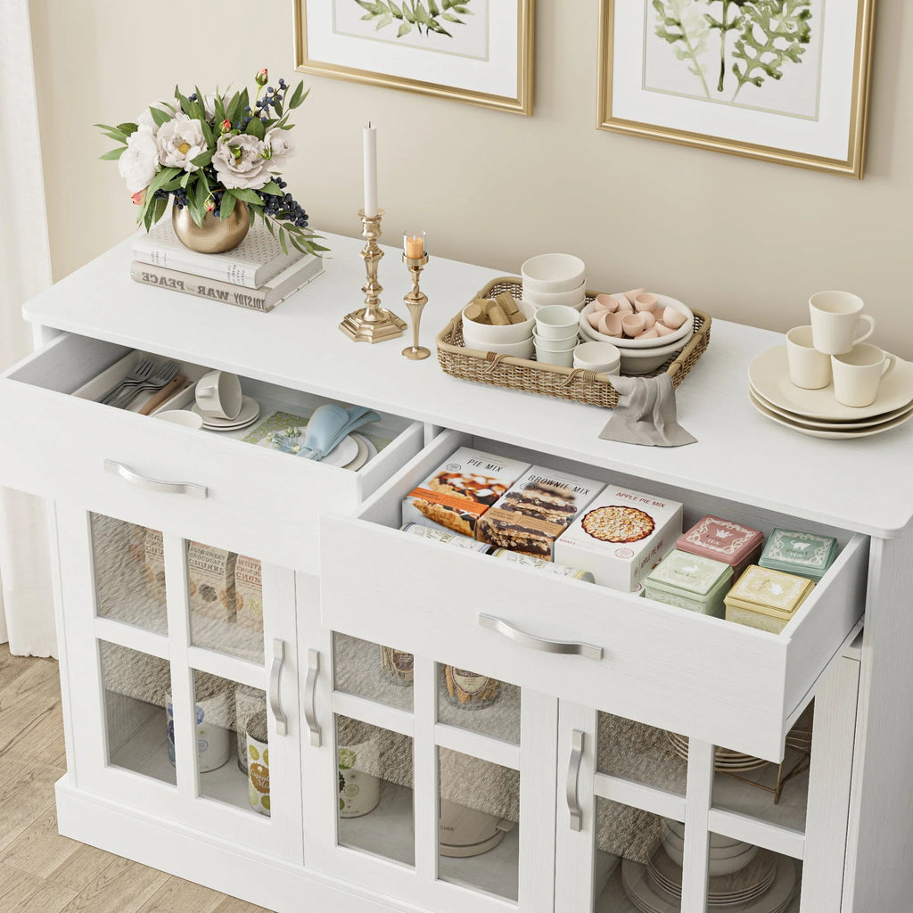 Gray 3 Door 2 Drawer Buffet Cabinet N7372
