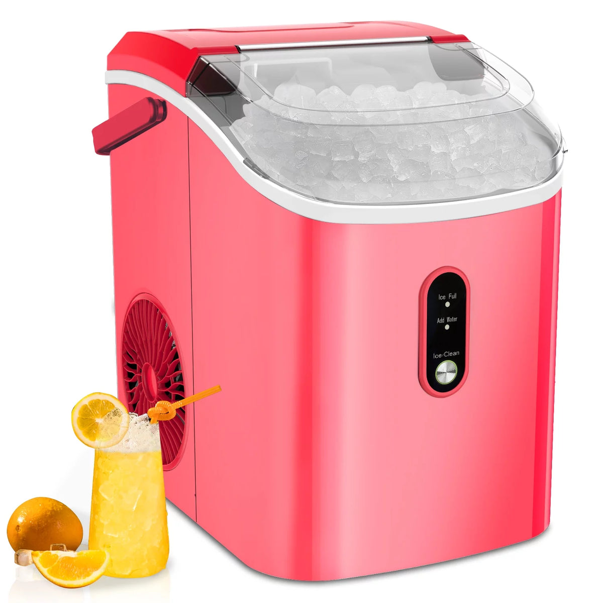 33lbs Countertop Ice Maker with Scoop, Black A12667