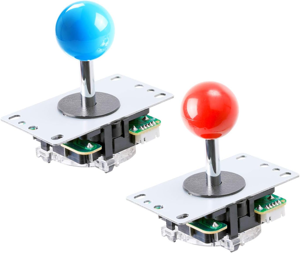 2X Zero Delay LED USB Encoder + 20x 28MM LED Arcade Buttons + 2X Joystick Q6917