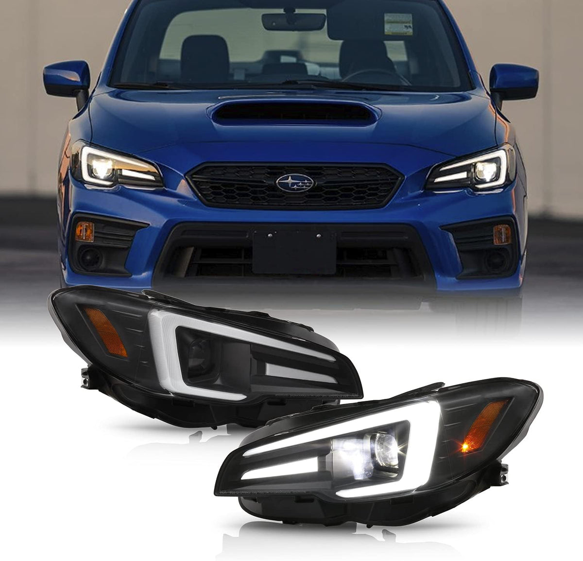 Projector Headlights Housing with DRL G976