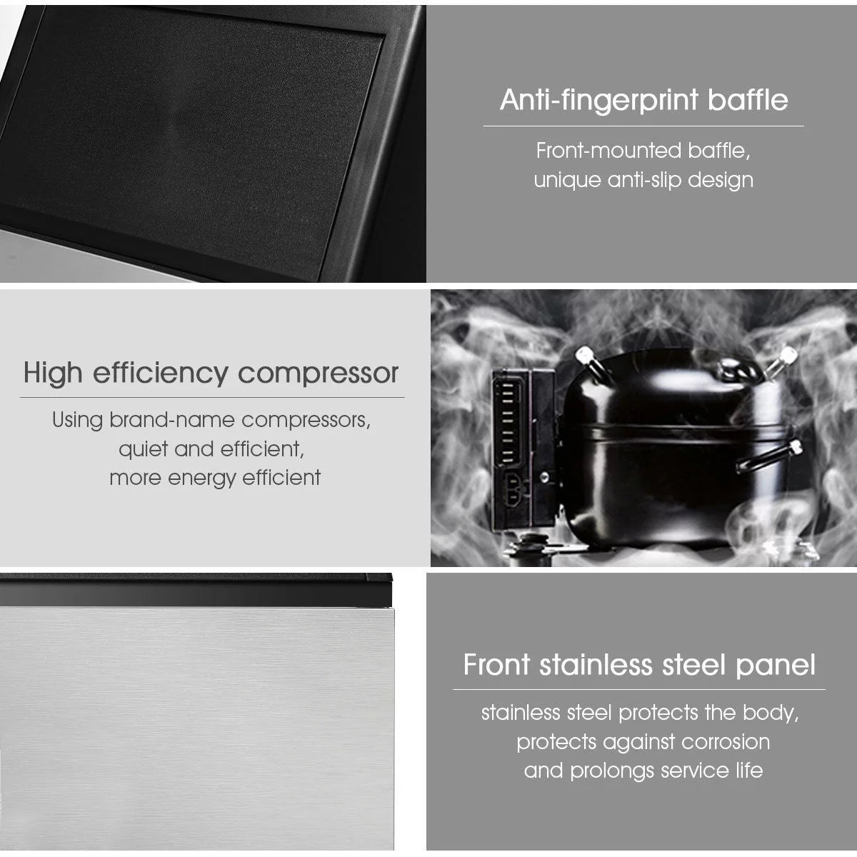 Built-In Stainless Steel Ice Maker L920