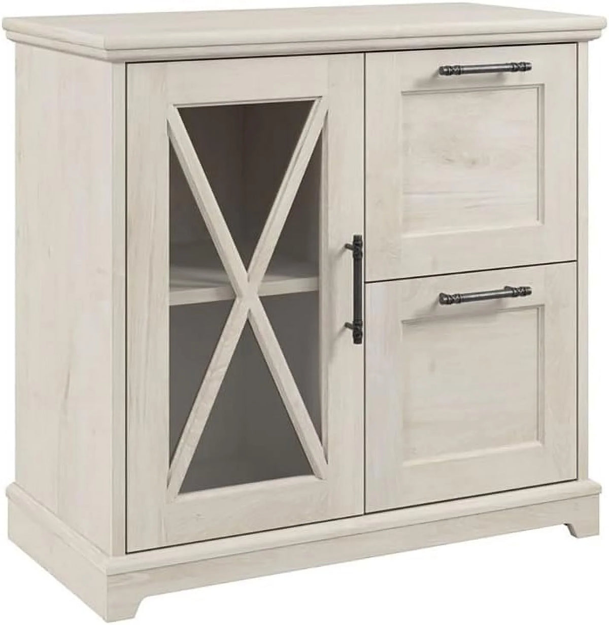 Lateral File Cabinet With Shelves J53771
