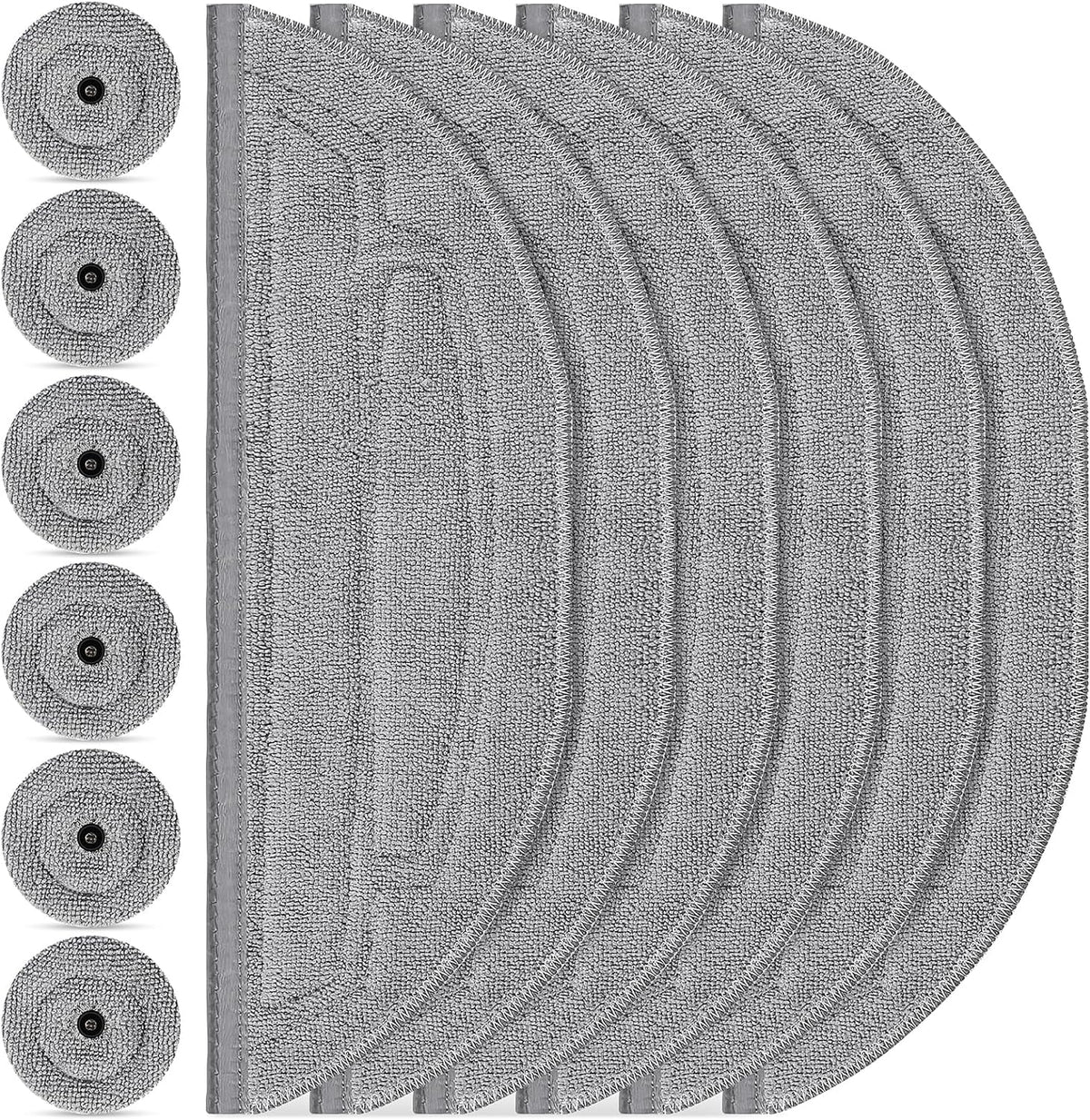12 Pack Mop Pads Refills for Robot Vacuum W8522