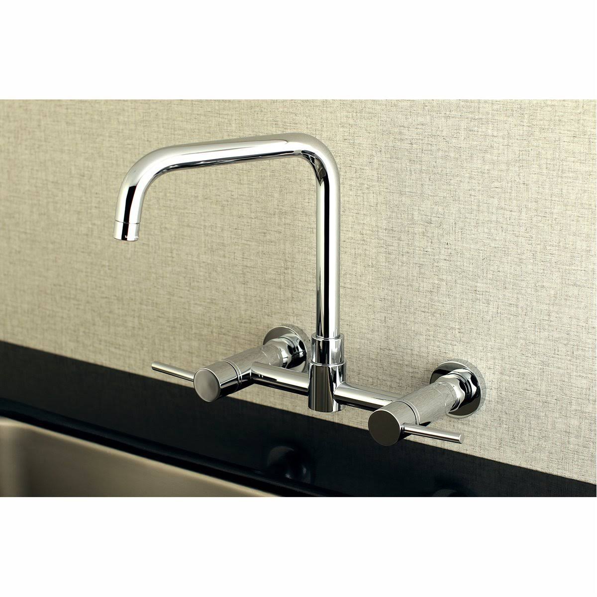 Oil Rubbed Bronze Wall Mount Kitchen Faucet D8418