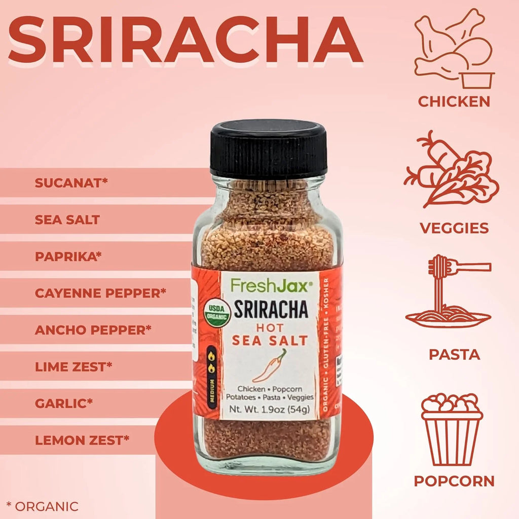 Pack of 5 Organic Hot & Spicy Seasoning Set X425