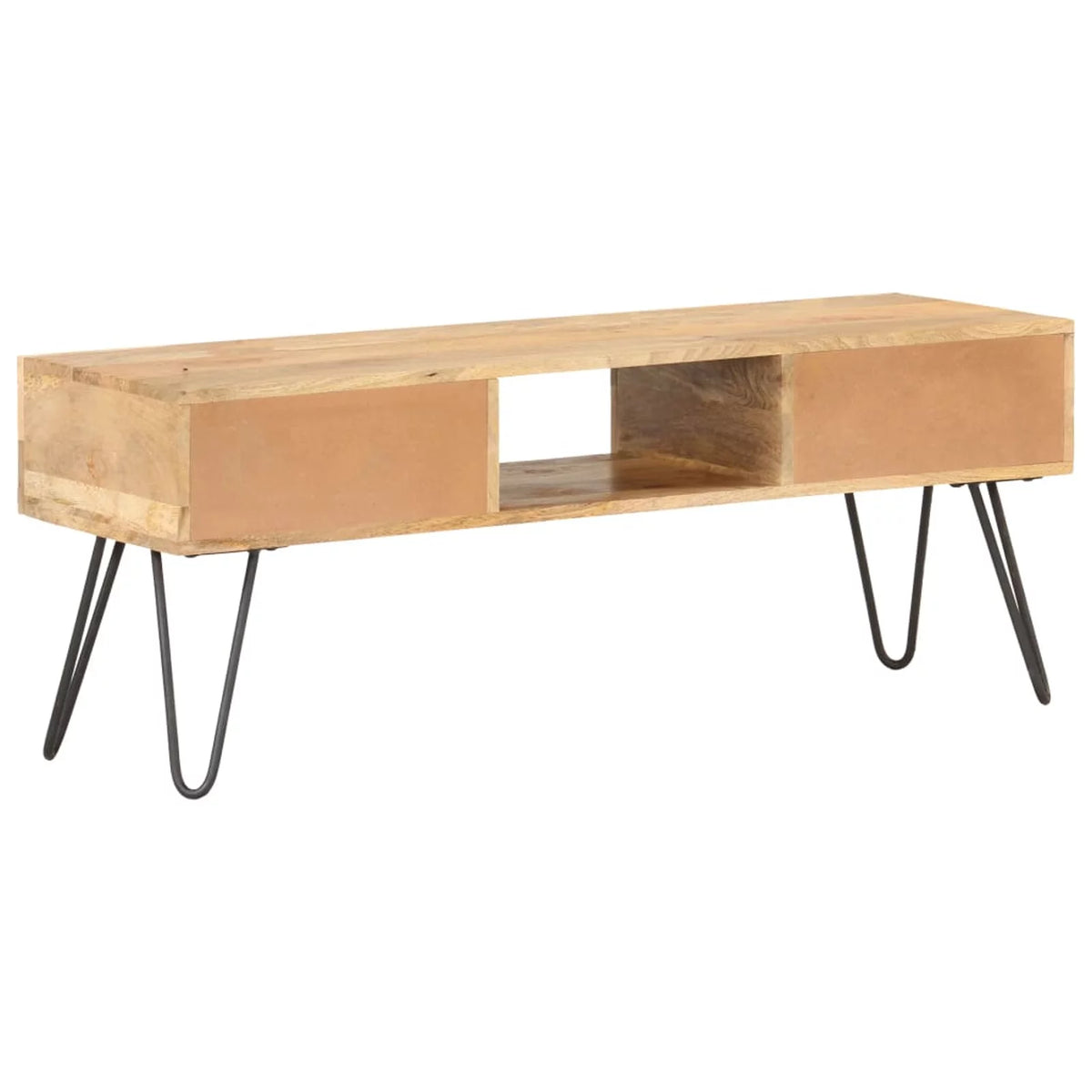 Mango Wood TV Stand with 2 Storage Drawers Q43332