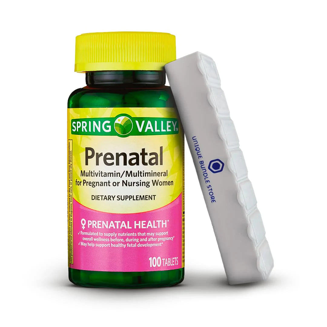 Prenatal Multivitamin Multimineral Tablets Dietary Supplement 100 Count Z861794