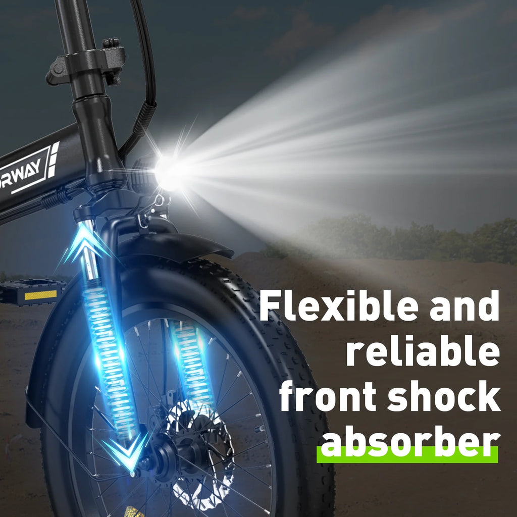 20" Fat Tire Foldable Electric Bike with 500W Battery C2720