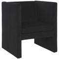 Black Velvet Accent Chairs V500402