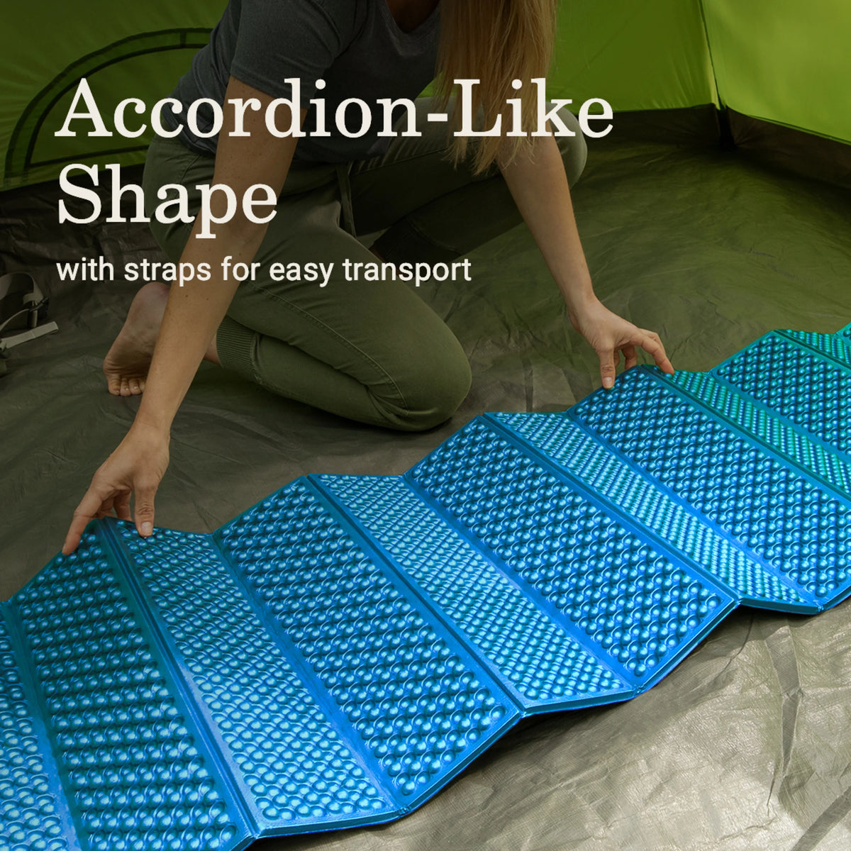 Foam Sleeping Pad, 73 x 23 x 0.6 in A683512