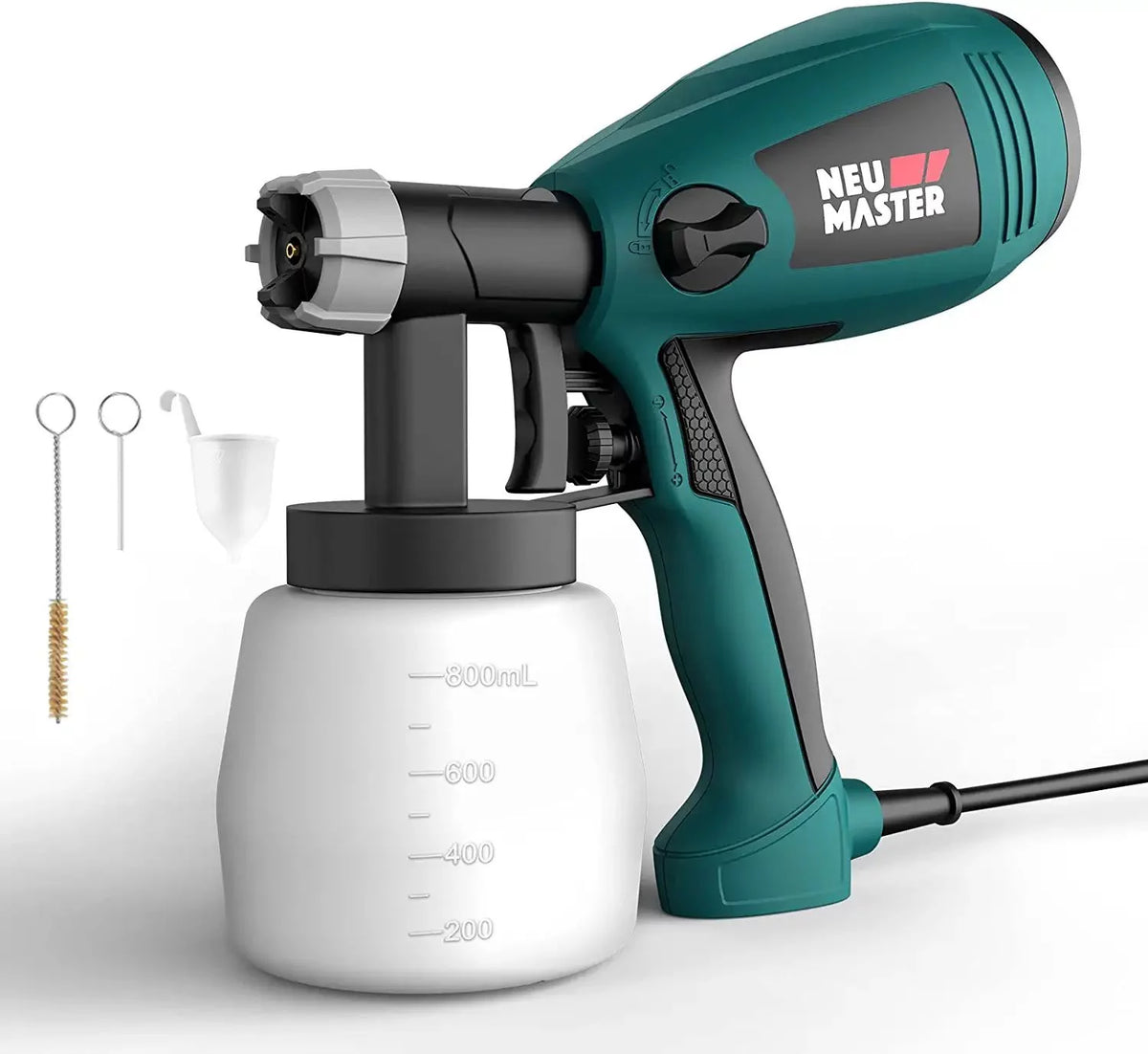 Electric HVLP Spray Gun with 3 Spray Patterns A216